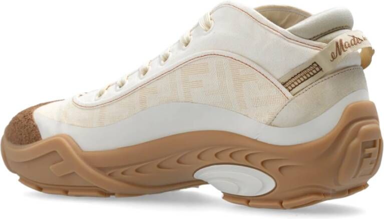 Fendi Lab hoge sneakers Beige Heren