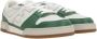 Fendi Lage leren sneakers in wit en groen Green Heren - Thumbnail 2