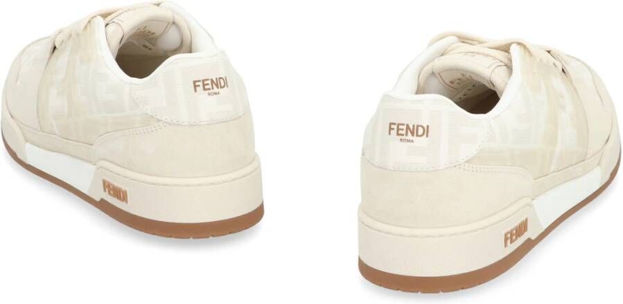 Fendi Lage sneakers met suède inzetstukken