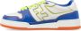 Fendi Lage Top Leren Sneakers Blauw Groen Multicolor Dames - Thumbnail 3