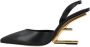 Fendi Leather heels Black Dames - Thumbnail 2