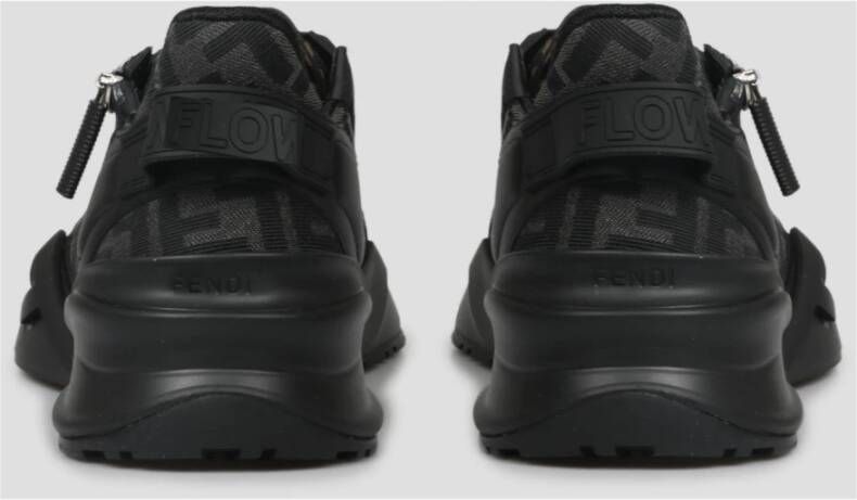 Fendi Leren en FF Stoffen Sneakers
