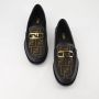 Fendi Denim Puntige Neus Hakken met Elastische Band Blue Dames - Thumbnail 36