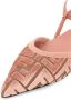 Fendi Leren Puntige Neus Platte Schoenen - Thumbnail 2