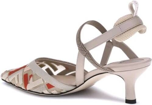 Fendi Lite Pumps met FF Borduurwerk
