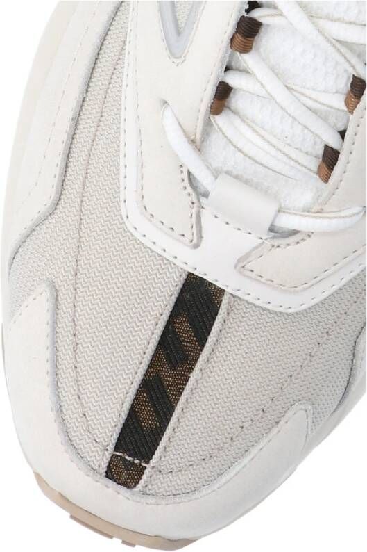 Fendi Moderne Witte Sneakers Faster Stijl