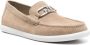 Fendi Suède Loafers met Logo Versiering Beige Heren - Thumbnail 8