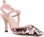 Fendi Glamour Sequin Pumps Roze Dames - Thumbnail 4
