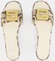 Fendi Python Leren Platte Sandalen - Thumbnail 2