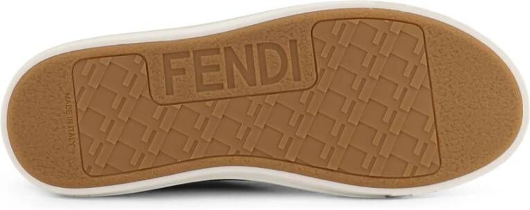 Fendi Reliëf Lage Sneakers Gemaakt in Italië
