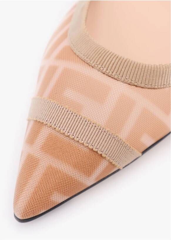 Fendi Roze Hakken Sandalen Italiaanse Stijl
