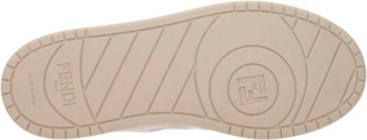 Fendi Roze Lace-Up Logo Sneakers