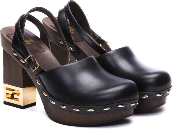 Fendi Shoes Black Dames