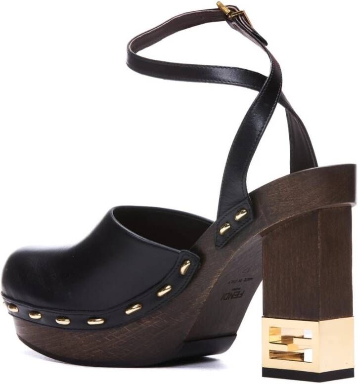 Fendi Shoes Black Dames