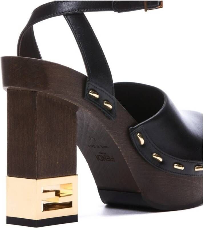 Fendi Shoes Black Dames