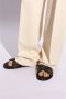 Fendi Zwarte Sandalen met FF Motief - Thumbnail 4