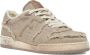 Fendi Grijze Lage Sneakers van Kalfsleer Beige Heren - Thumbnail 2