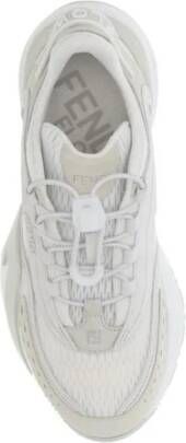 Fendi Sneakers met gestructureerde zool en verstelbare veters
