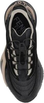 Fendi Sneakers met structuurzool en monogramdetails