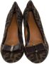 Fendi Vintage Pre-owned Canvas heels Brown Dames - Thumbnail 2