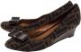 Fendi Vintage Pre-owned Canvas heels Brown Dames - Thumbnail 3