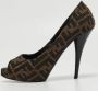 Fendi Vintage Pre-owned Canvas heels Brown Dames - Thumbnail 2