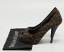 Fendi Vintage Pre-owned Canvas heels Brown Dames - Thumbnail 9