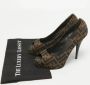 Fendi Vintage Pre-owned Canvas heels Brown Dames - Thumbnail 9