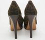 Fendi Vintage Pre-owned Canvas heels Brown Dames - Thumbnail 5