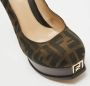 Fendi Vintage Pre-owned Canvas heels Brown Dames - Thumbnail 7