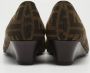 Fendi Vintage Pre-owned Canvas heels Brown Dames - Thumbnail 4