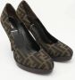 Fendi Vintage Pre-owned Canvas heels Brown Dames - Thumbnail 3