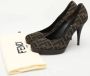 Fendi Vintage Pre-owned Canvas heels Brown Dames - Thumbnail 8