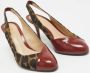 Fendi Vintage Pre-owned Canvas heels Red Dames - Thumbnail 4