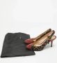 Fendi Vintage Pre-owned Canvas heels Red Dames - Thumbnail 9