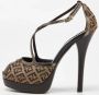 Fendi Vintage Pre-owned Canvas sandals Beige Dames - Thumbnail 2