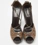 Fendi Vintage Pre-owned Canvas sandals Beige Dames - Thumbnail 3