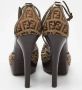 Fendi Vintage Pre-owned Canvas sandals Beige Dames - Thumbnail 5