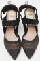 Fendi Vintage Pre-owned Canvas sandals Black Dames - Thumbnail 3