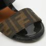 Fendi Vintage Pre-owned Canvas sandals Black Dames - Thumbnail 7