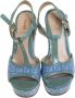 Fendi Vintage Pre-owned Canvas sandals Blue Dames - Thumbnail 2