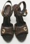 Fendi Vintage Pre-owned Canvas sandals Brown Dames - Thumbnail 2