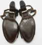 Fendi Vintage Pre-owned Canvas sandals Brown Dames - Thumbnail 5