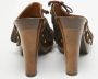 Fendi Vintage Pre-owned Canvas sandals Brown Dames - Thumbnail 5