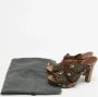 Fendi Vintage Pre-owned Canvas sandals Brown Dames - Thumbnail 9