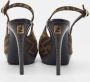 Fendi Vintage Pre-owned Canvas sandals Brown Dames - Thumbnail 5
