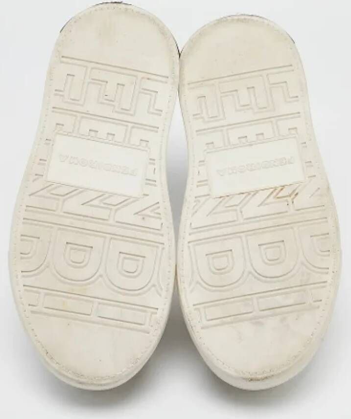 Fendi Vintage Pre-owned Canvas sneakers White Dames