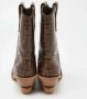 Fendi Vintage Pre-owned Coated canvas boots Brown Dames - Thumbnail 5