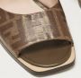 Fendi Vintage Pre-owned Coated canvas sandals Brown Dames - Thumbnail 8
