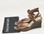 Fendi Vintage Pre-owned Coated canvas sandals Brown Dames - Thumbnail 9